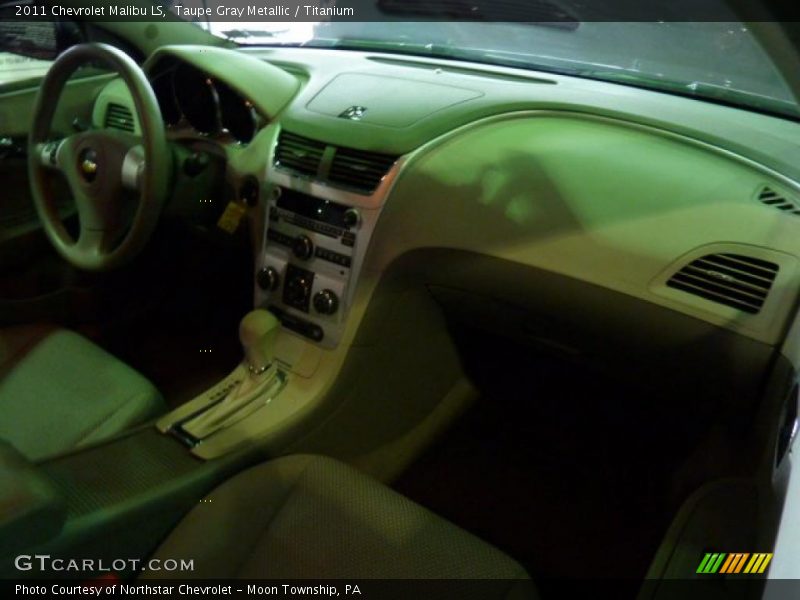 Taupe Gray Metallic / Titanium 2011 Chevrolet Malibu LS