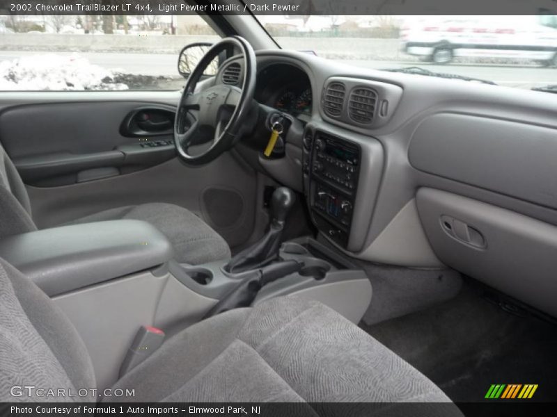 Light Pewter Metallic / Dark Pewter 2002 Chevrolet TrailBlazer LT 4x4