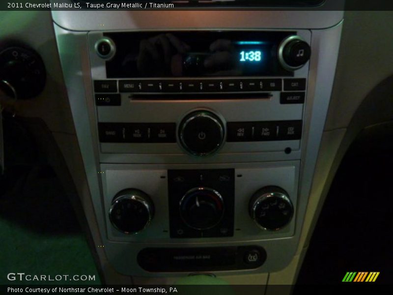 Taupe Gray Metallic / Titanium 2011 Chevrolet Malibu LS
