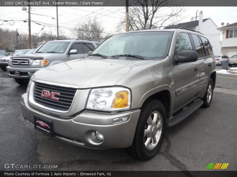 Pewter Metallic / Dark Pewter 2002 GMC Envoy SLT 4x4