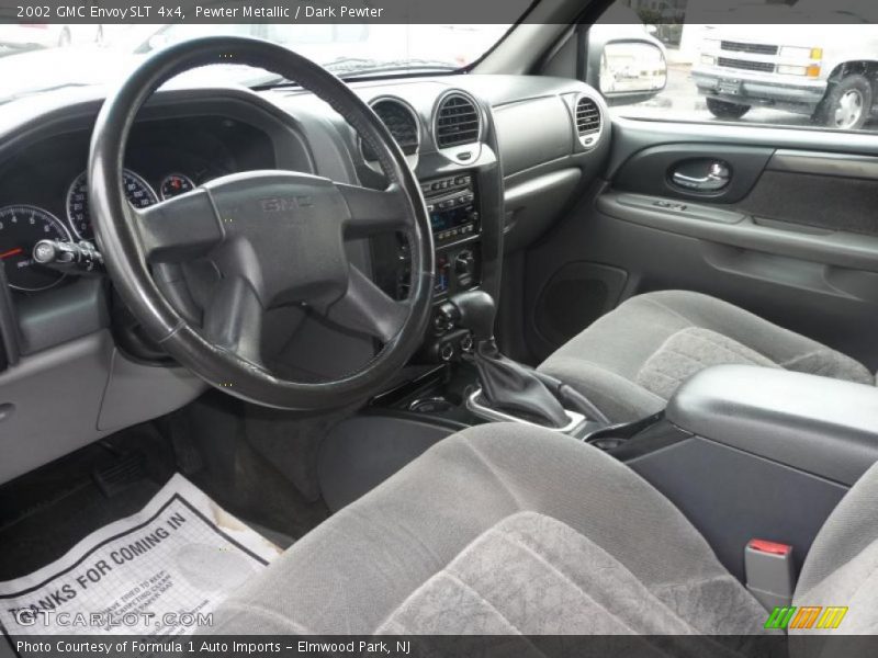 Pewter Metallic / Dark Pewter 2002 GMC Envoy SLT 4x4