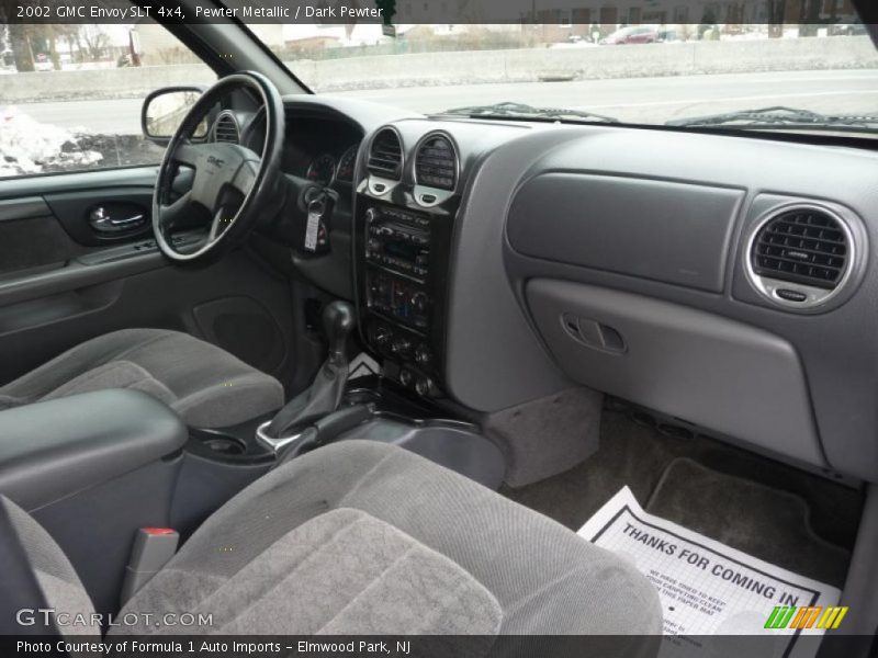 Pewter Metallic / Dark Pewter 2002 GMC Envoy SLT 4x4