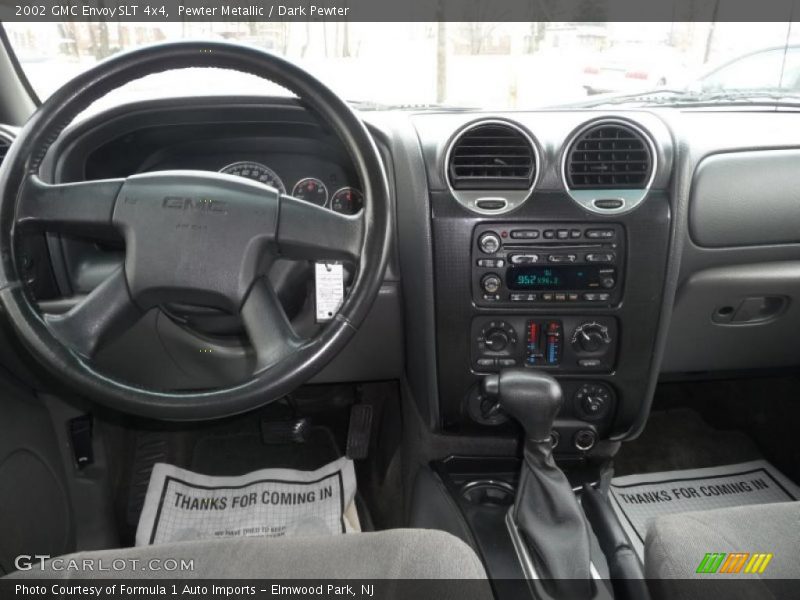 Pewter Metallic / Dark Pewter 2002 GMC Envoy SLT 4x4