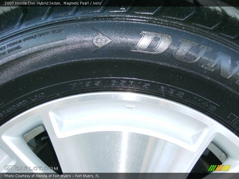 Magnetic Pearl / Ivory 2007 Honda Civic Hybrid Sedan