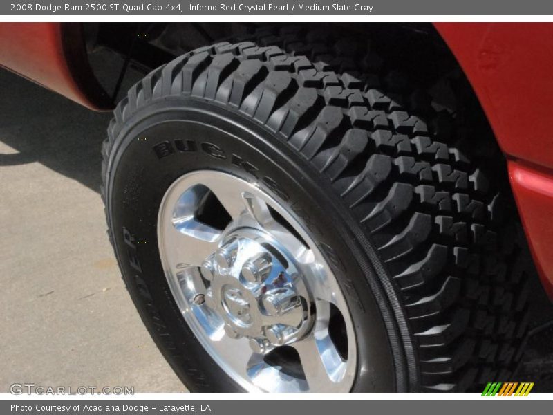 Inferno Red Crystal Pearl / Medium Slate Gray 2008 Dodge Ram 2500 ST Quad Cab 4x4