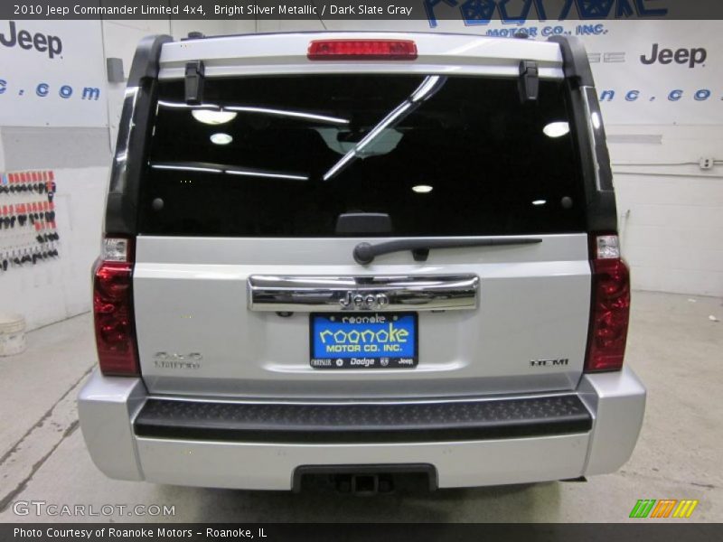 Bright Silver Metallic / Dark Slate Gray 2010 Jeep Commander Limited 4x4