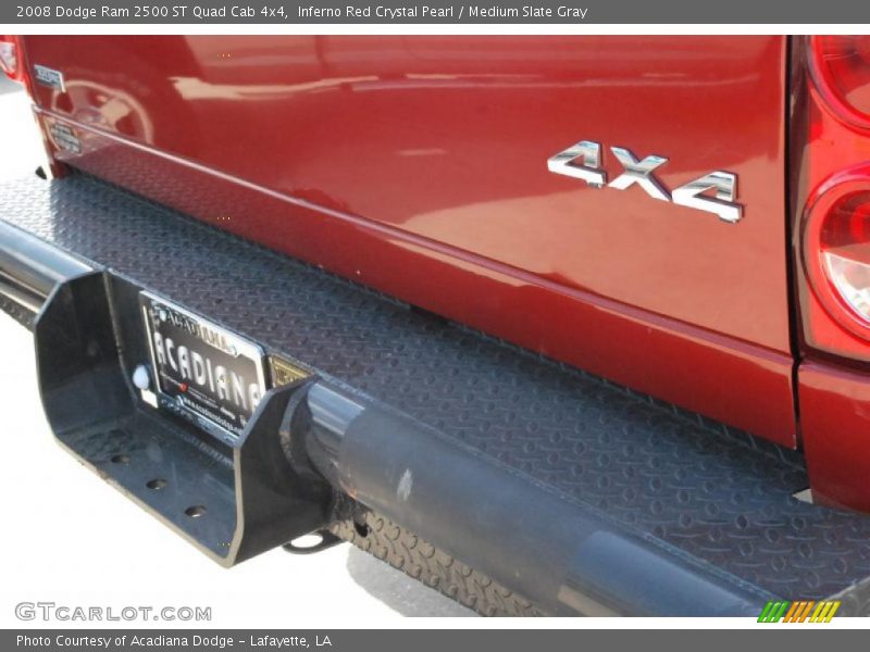Inferno Red Crystal Pearl / Medium Slate Gray 2008 Dodge Ram 2500 ST Quad Cab 4x4