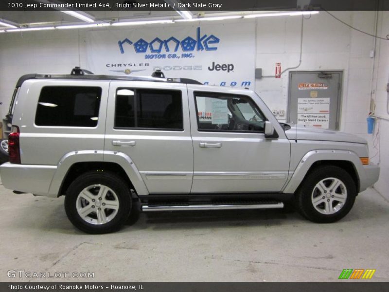 Bright Silver Metallic / Dark Slate Gray 2010 Jeep Commander Limited 4x4