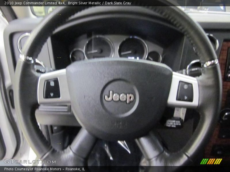 Bright Silver Metallic / Dark Slate Gray 2010 Jeep Commander Limited 4x4