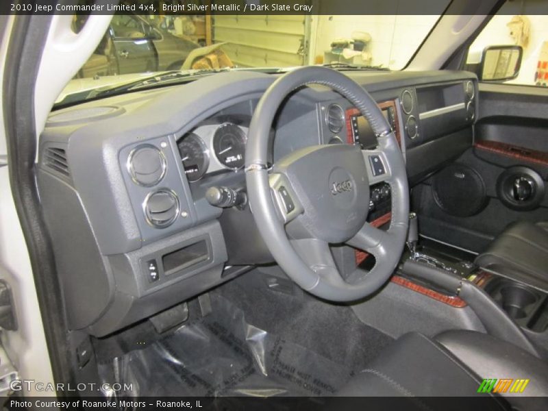 Bright Silver Metallic / Dark Slate Gray 2010 Jeep Commander Limited 4x4