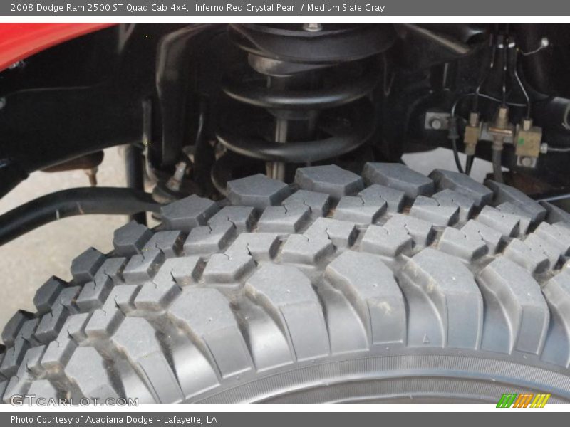 Inferno Red Crystal Pearl / Medium Slate Gray 2008 Dodge Ram 2500 ST Quad Cab 4x4