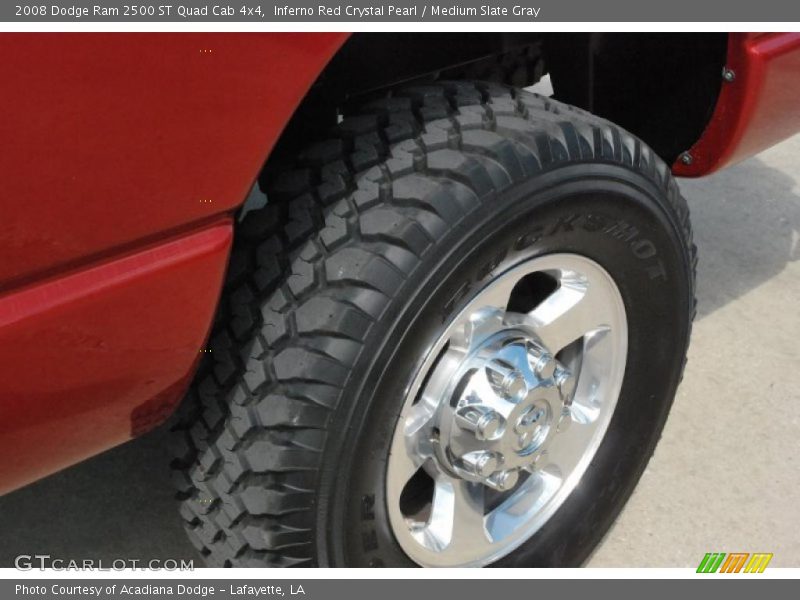 Inferno Red Crystal Pearl / Medium Slate Gray 2008 Dodge Ram 2500 ST Quad Cab 4x4