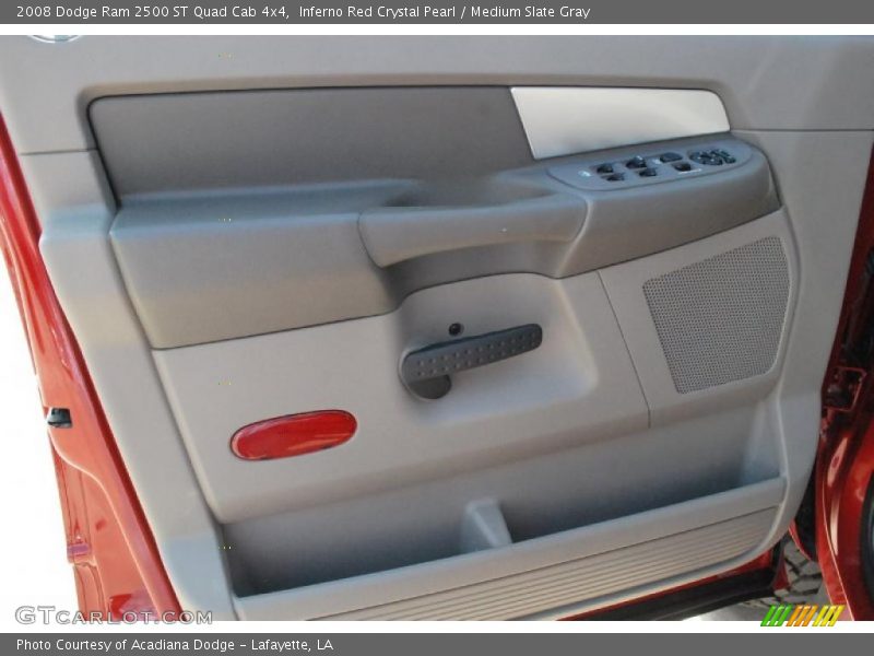 Inferno Red Crystal Pearl / Medium Slate Gray 2008 Dodge Ram 2500 ST Quad Cab 4x4