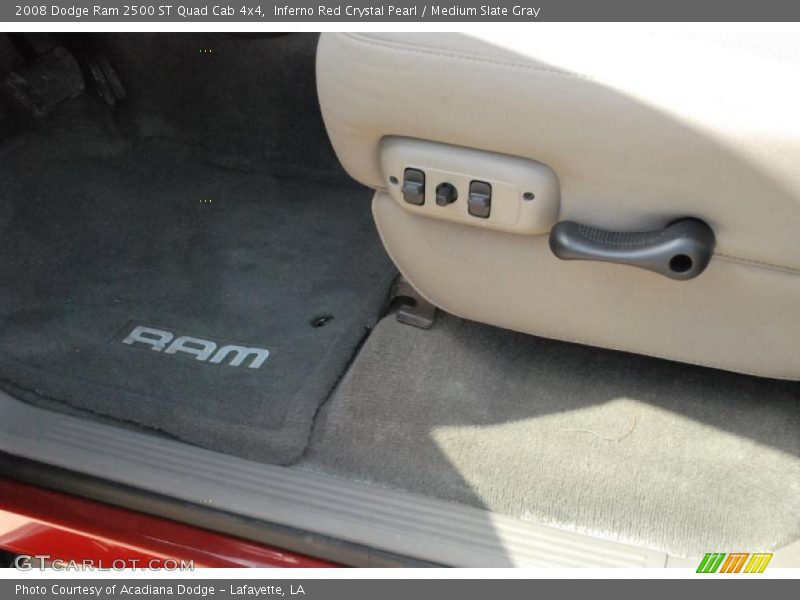 Inferno Red Crystal Pearl / Medium Slate Gray 2008 Dodge Ram 2500 ST Quad Cab 4x4