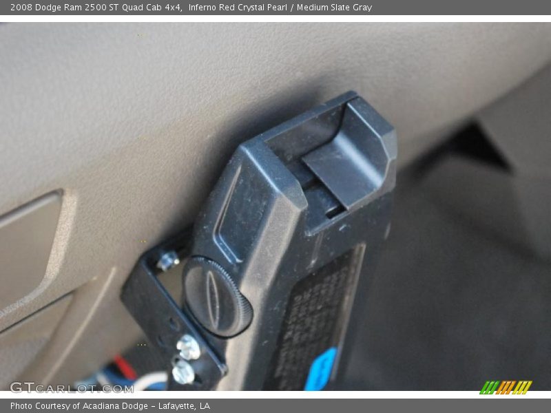 Inferno Red Crystal Pearl / Medium Slate Gray 2008 Dodge Ram 2500 ST Quad Cab 4x4