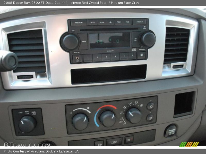 Inferno Red Crystal Pearl / Medium Slate Gray 2008 Dodge Ram 2500 ST Quad Cab 4x4
