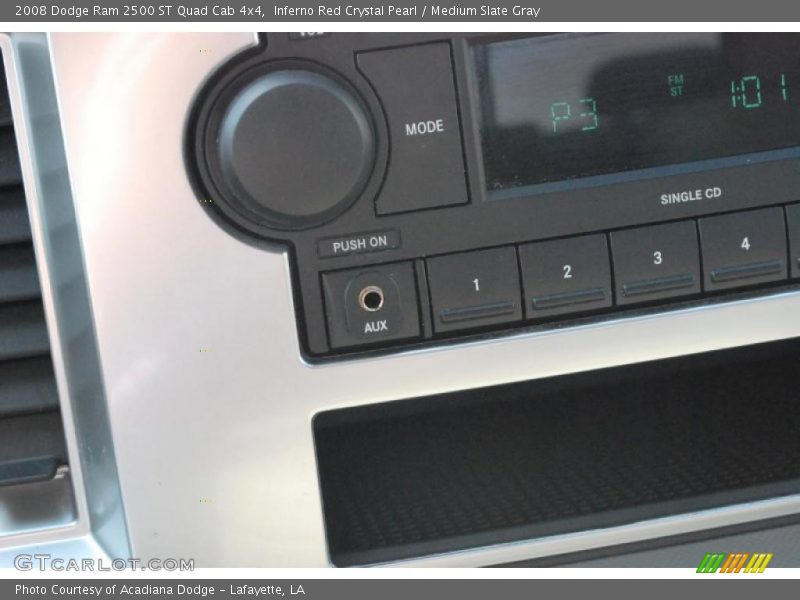 Inferno Red Crystal Pearl / Medium Slate Gray 2008 Dodge Ram 2500 ST Quad Cab 4x4
