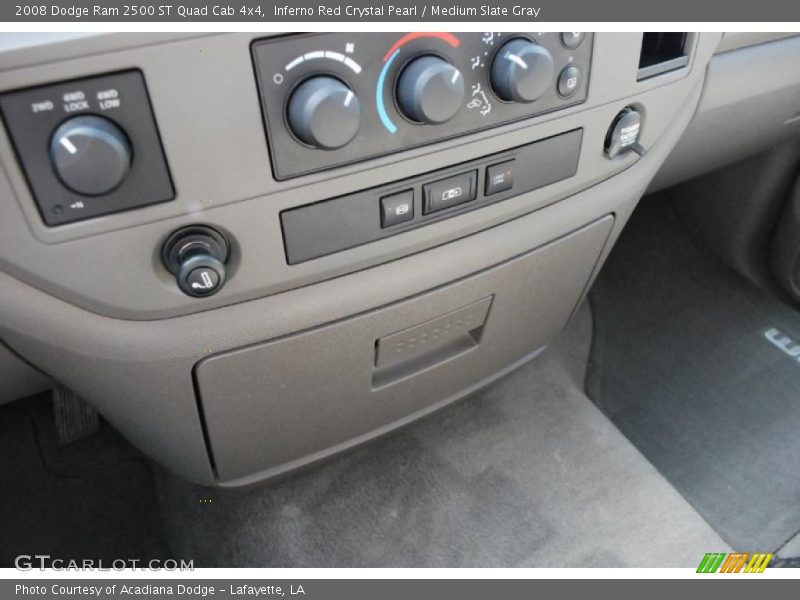 Inferno Red Crystal Pearl / Medium Slate Gray 2008 Dodge Ram 2500 ST Quad Cab 4x4