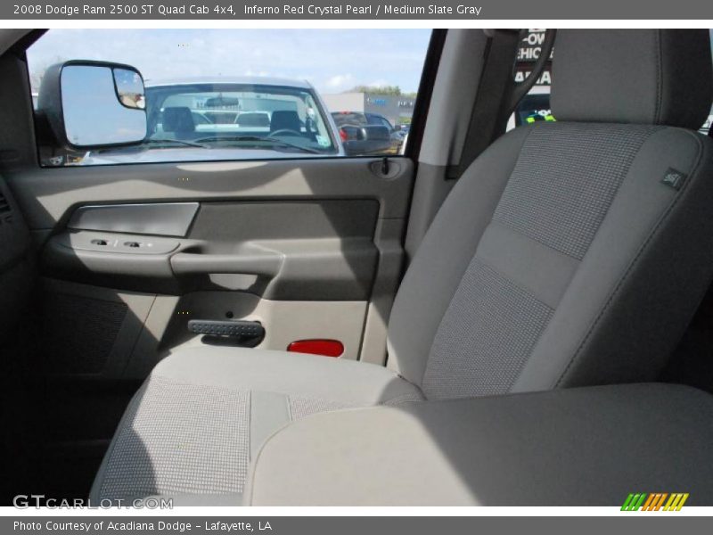Inferno Red Crystal Pearl / Medium Slate Gray 2008 Dodge Ram 2500 ST Quad Cab 4x4