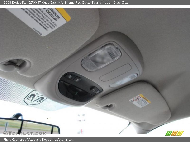 Inferno Red Crystal Pearl / Medium Slate Gray 2008 Dodge Ram 2500 ST Quad Cab 4x4