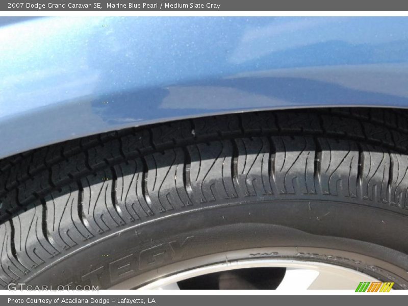 Marine Blue Pearl / Medium Slate Gray 2007 Dodge Grand Caravan SE