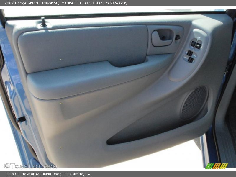 Marine Blue Pearl / Medium Slate Gray 2007 Dodge Grand Caravan SE