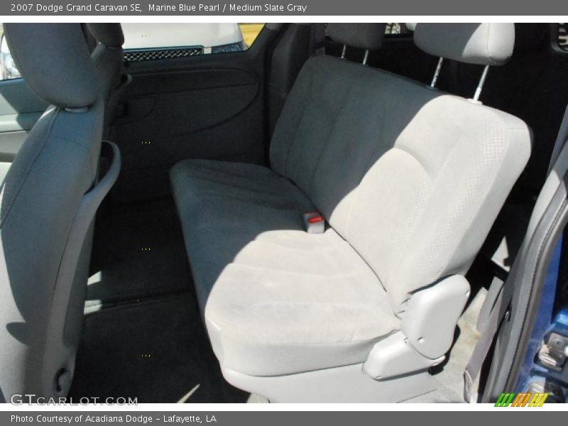Marine Blue Pearl / Medium Slate Gray 2007 Dodge Grand Caravan SE