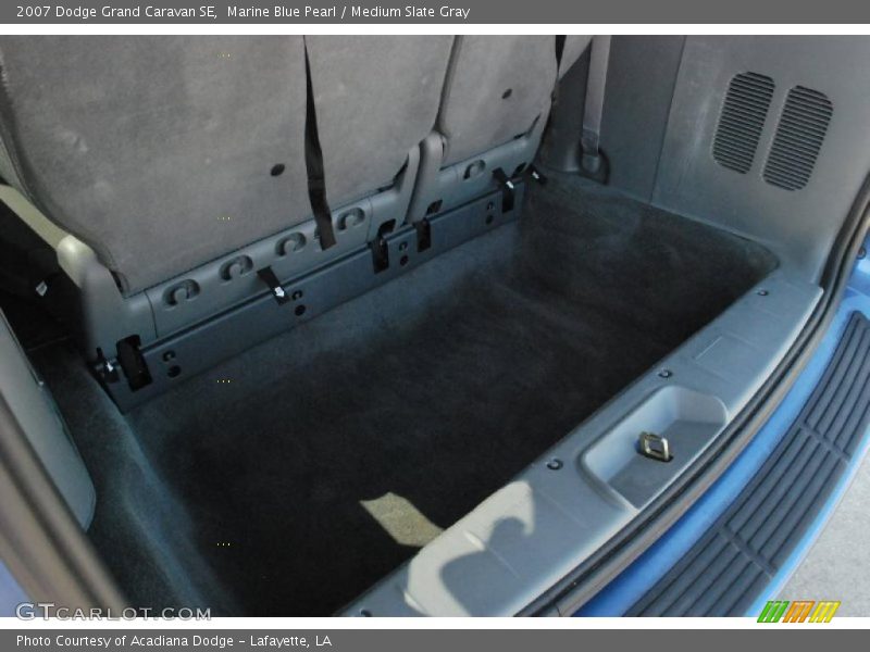 Marine Blue Pearl / Medium Slate Gray 2007 Dodge Grand Caravan SE
