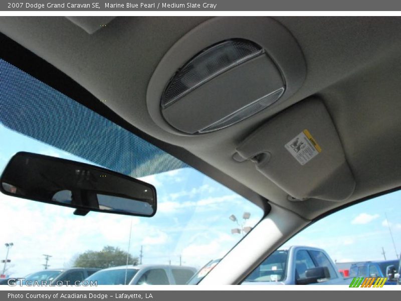 Marine Blue Pearl / Medium Slate Gray 2007 Dodge Grand Caravan SE