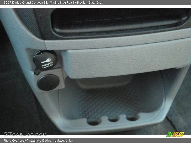 Marine Blue Pearl / Medium Slate Gray 2007 Dodge Grand Caravan SE