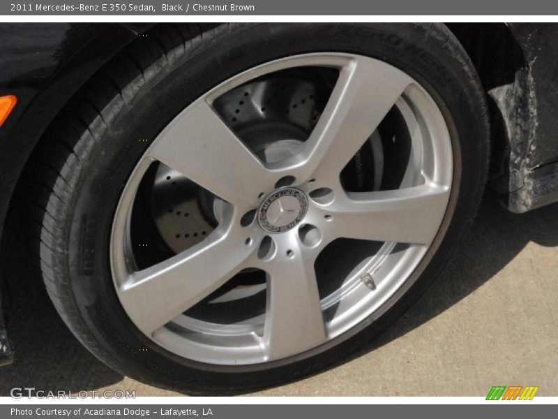 Black / Chestnut Brown 2011 Mercedes-Benz E 350 Sedan