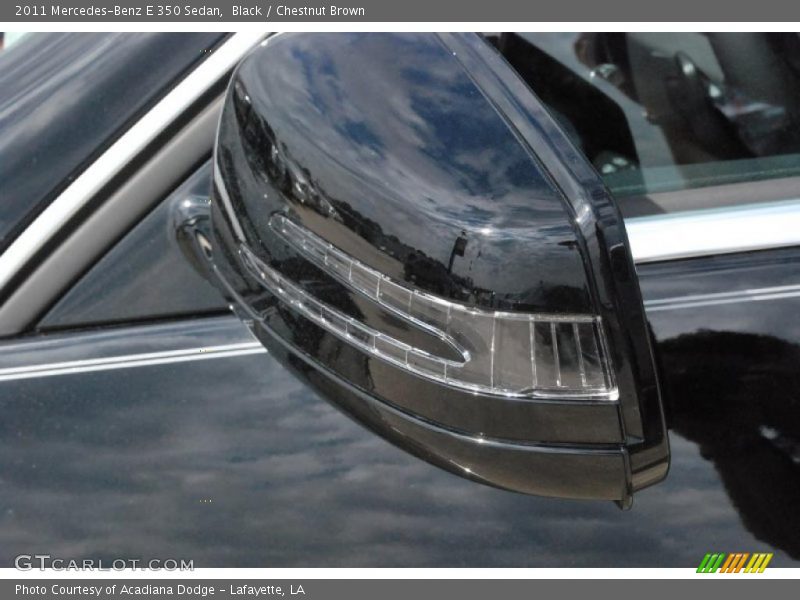 Black / Chestnut Brown 2011 Mercedes-Benz E 350 Sedan