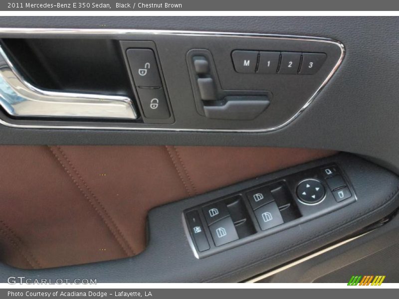 Black / Chestnut Brown 2011 Mercedes-Benz E 350 Sedan