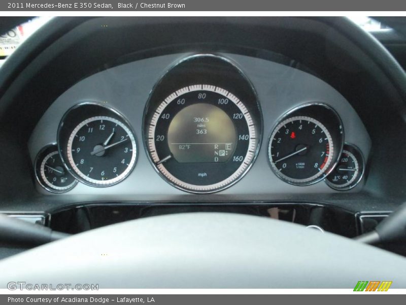 Black / Chestnut Brown 2011 Mercedes-Benz E 350 Sedan