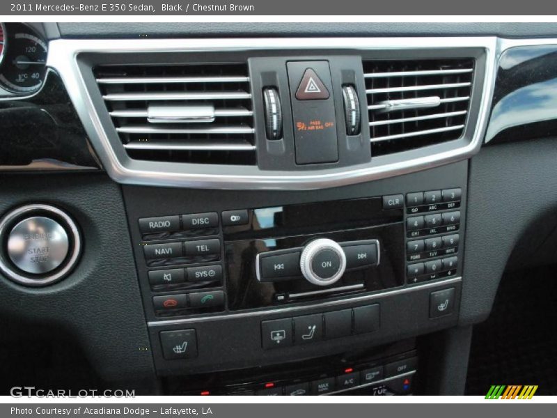 Black / Chestnut Brown 2011 Mercedes-Benz E 350 Sedan