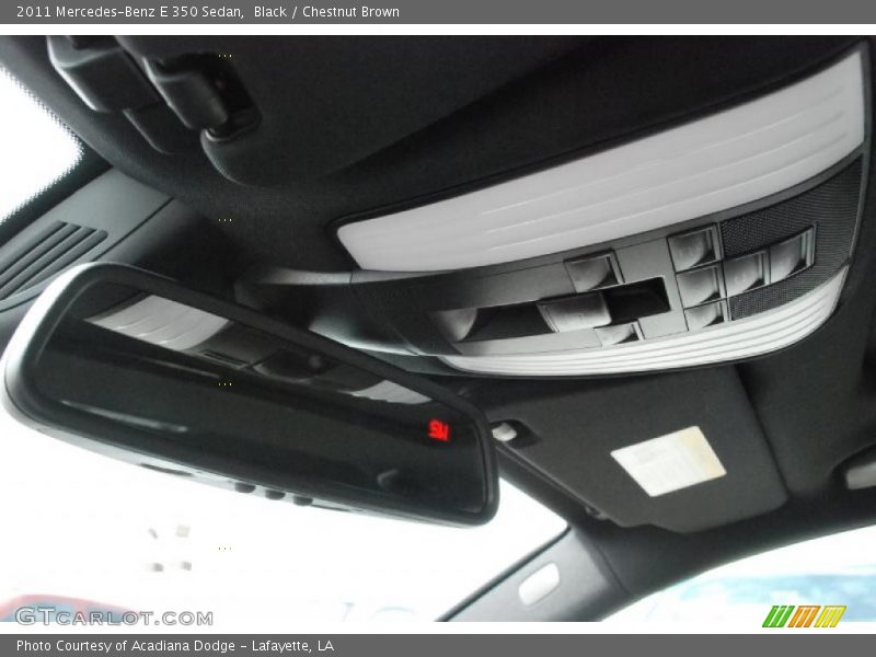 Black / Chestnut Brown 2011 Mercedes-Benz E 350 Sedan