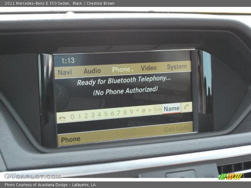 Black / Chestnut Brown 2011 Mercedes-Benz E 350 Sedan