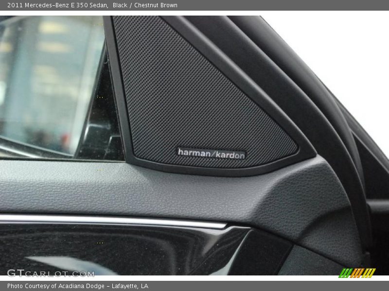 Black / Chestnut Brown 2011 Mercedes-Benz E 350 Sedan