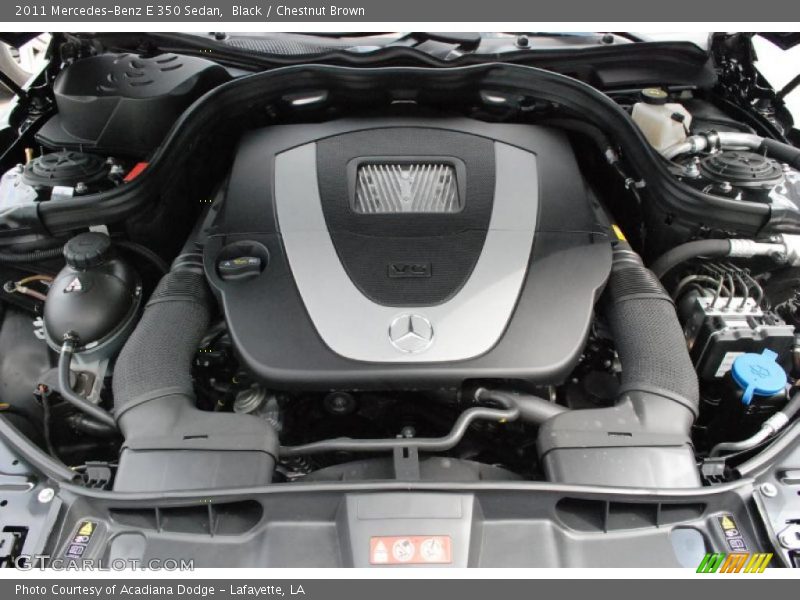 Black / Chestnut Brown 2011 Mercedes-Benz E 350 Sedan
