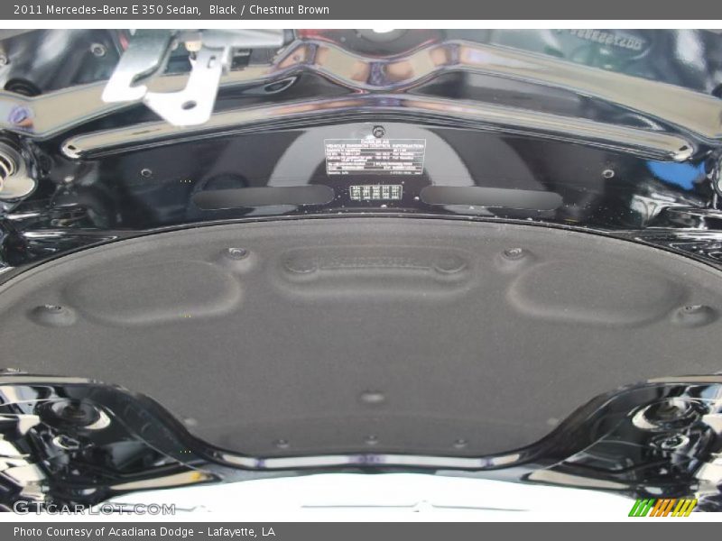 Black / Chestnut Brown 2011 Mercedes-Benz E 350 Sedan