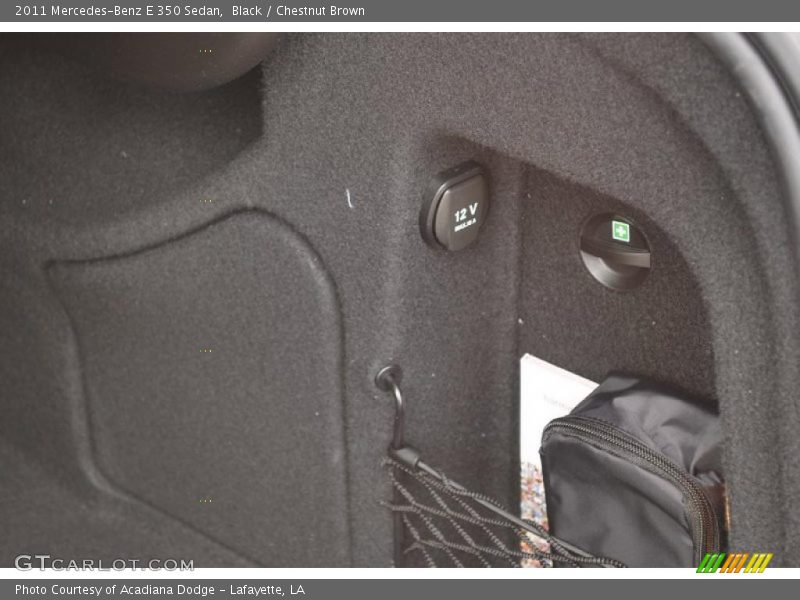 Black / Chestnut Brown 2011 Mercedes-Benz E 350 Sedan