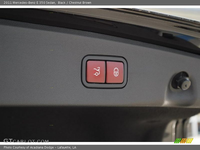 Black / Chestnut Brown 2011 Mercedes-Benz E 350 Sedan
