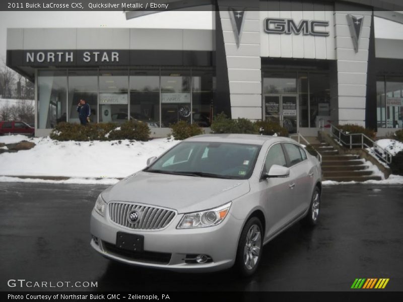Quicksilver Metallic / Ebony 2011 Buick LaCrosse CXS