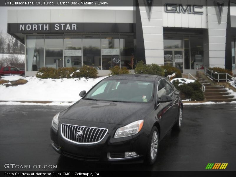 Carbon Black Metallic / Ebony 2011 Buick Regal CXL Turbo