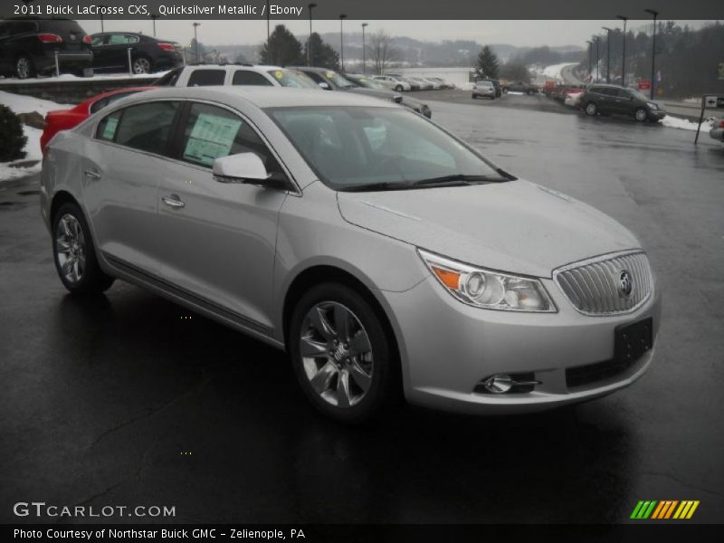 Quicksilver Metallic / Ebony 2011 Buick LaCrosse CXS