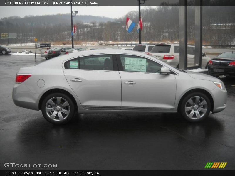 Quicksilver Metallic / Ebony 2011 Buick LaCrosse CXS
