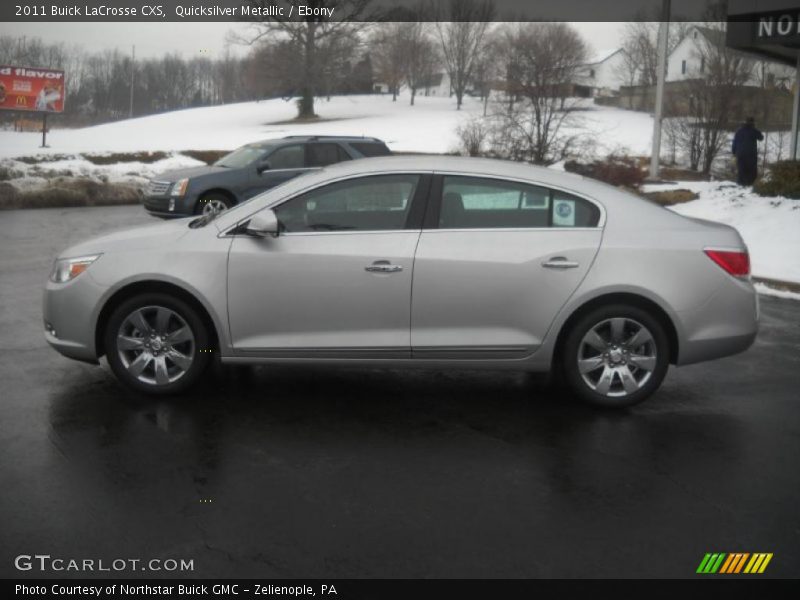 Quicksilver Metallic / Ebony 2011 Buick LaCrosse CXS