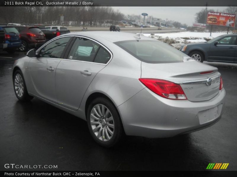 Quicksilver Metallic / Ebony 2011 Buick Regal CXL