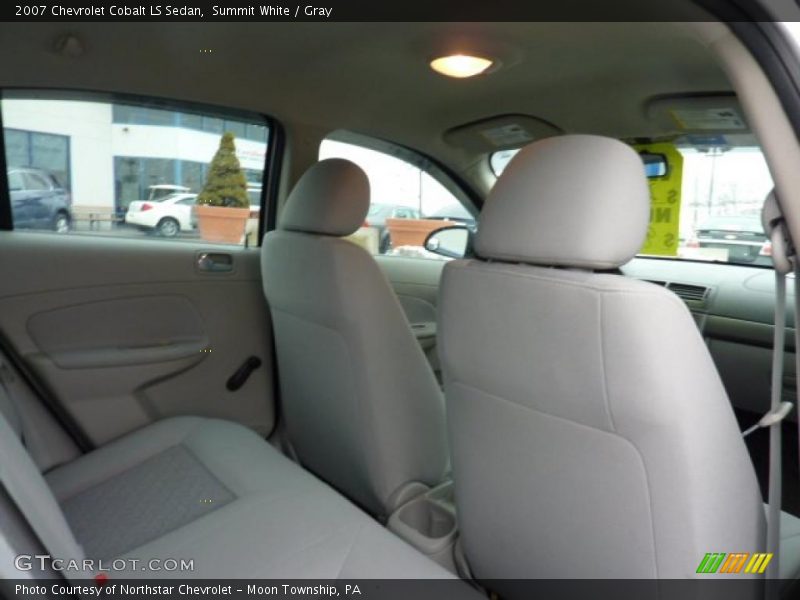 Summit White / Gray 2007 Chevrolet Cobalt LS Sedan
