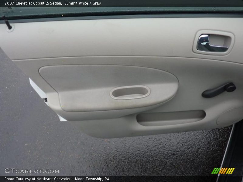 Summit White / Gray 2007 Chevrolet Cobalt LS Sedan